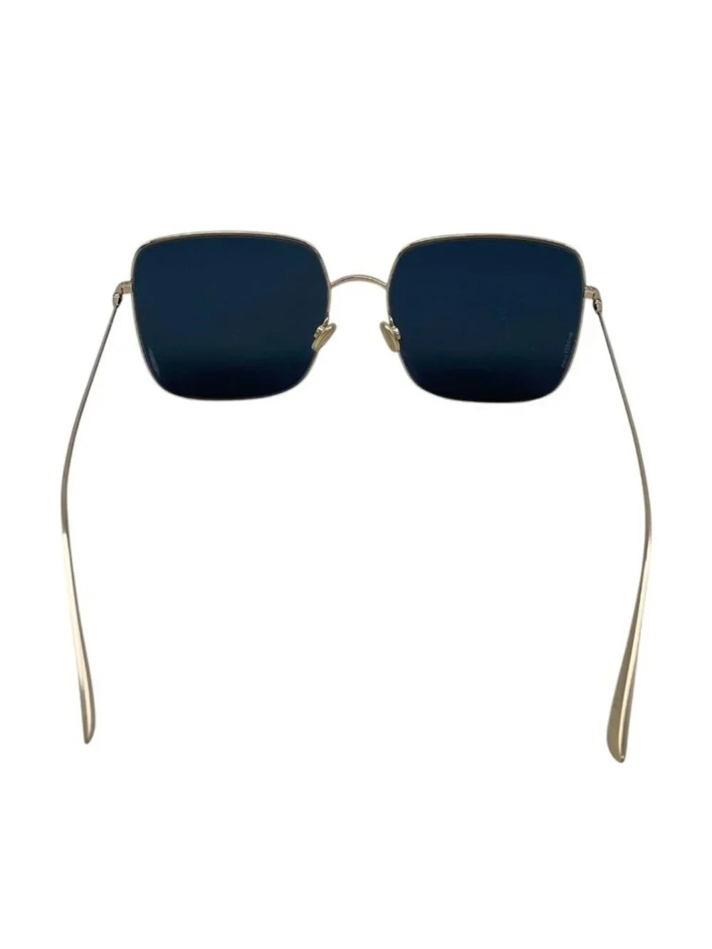Dior Sunglasses Square Metal Blue Gold Eyewear